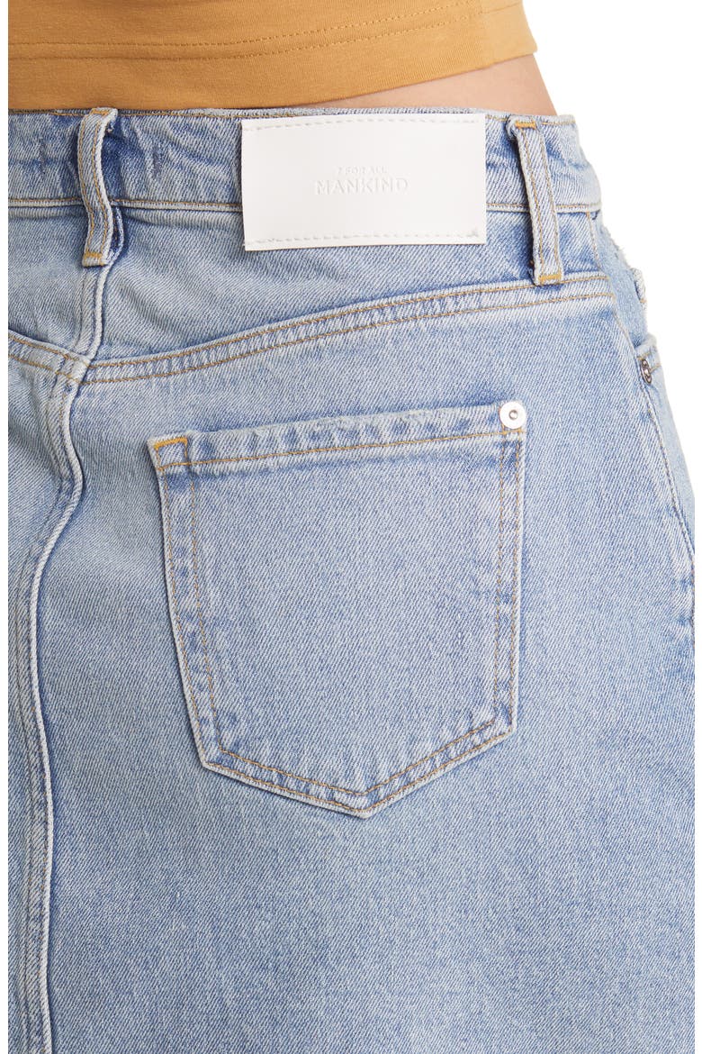 Mia Denim Skirt, Alternate, color, AIR WASH