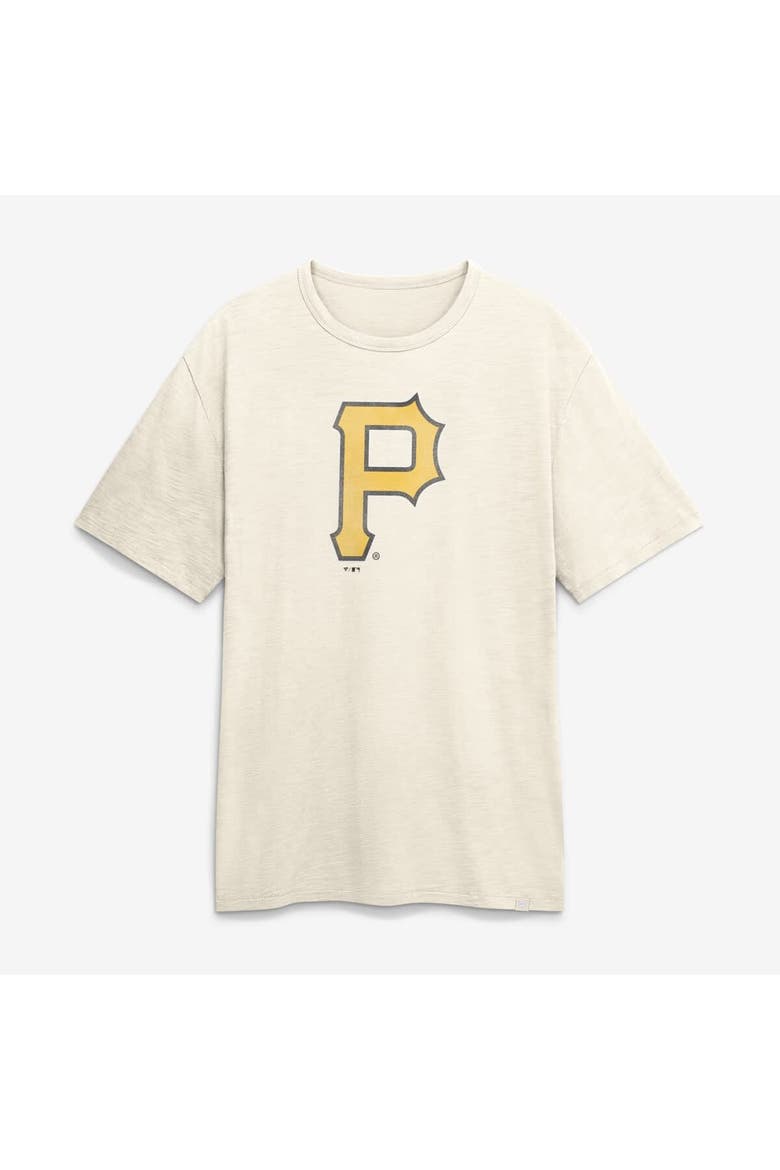 Men's Fanatics Cream Pittsburgh Pirates Stadium Slub T-Shirt, Main, color, Cream