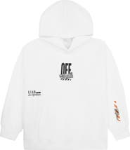 Off-White Kids' Active Duct Tape Graphic Hoodie
