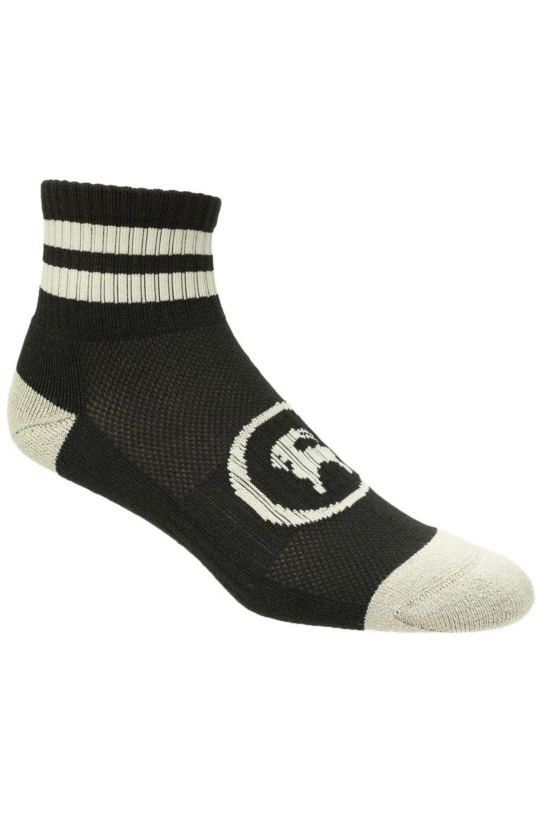 Merino Blend Hike Ankle Sock, Main, color, Black