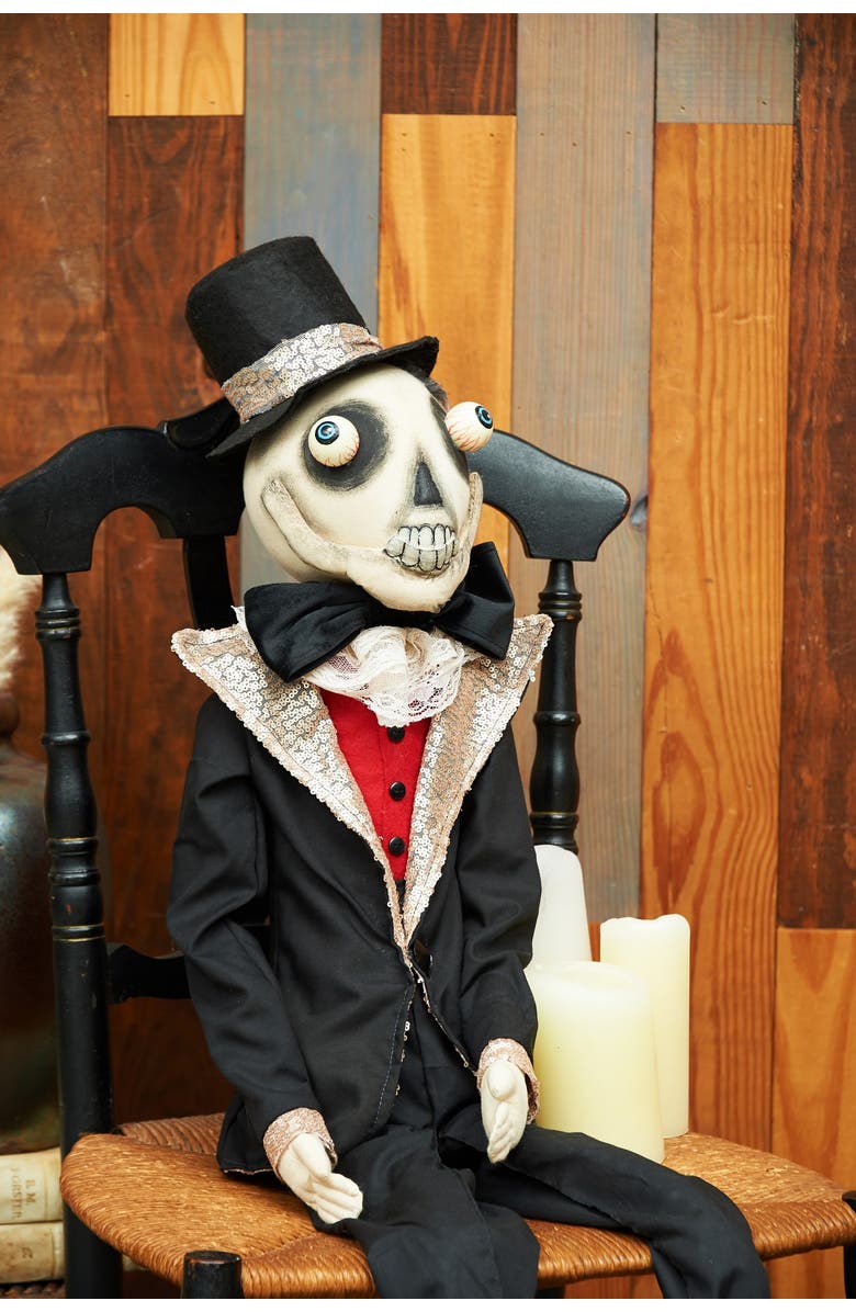 Gallerie II Bates Halloween Figure, Alternate, color, Black