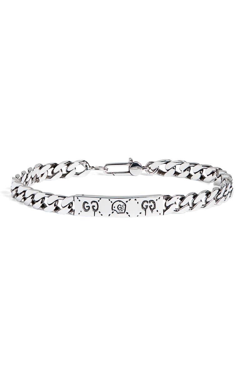 Gucci Men's Ghost ID Bracelet, Main, color, 