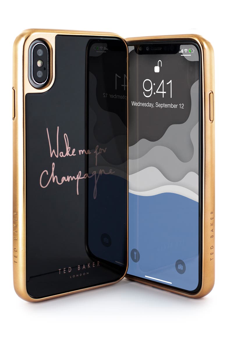 Champagne iPhone X/Xs/Xs Max & XR Case, Alternate, color, BLACK