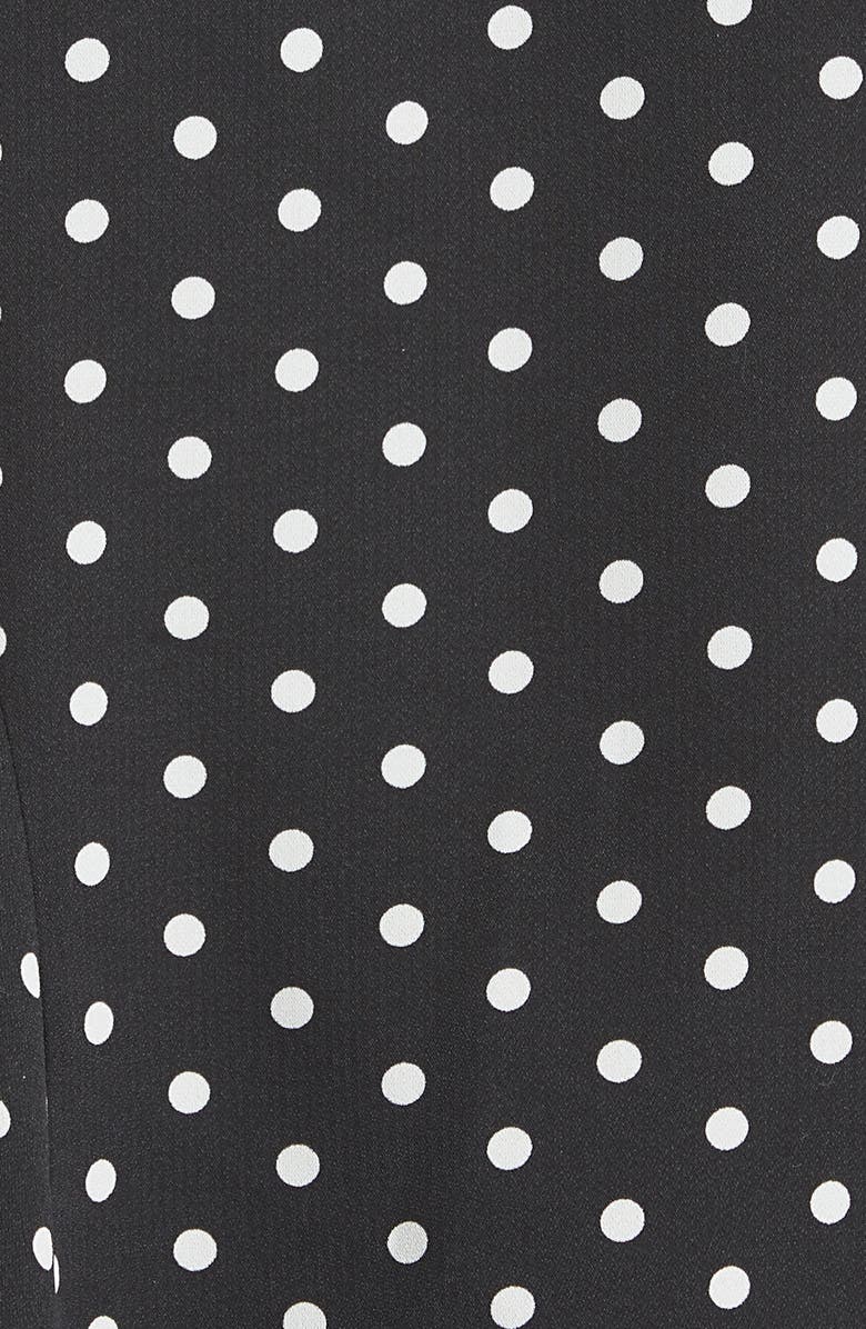 Milly Leslie Small Dot Sleeveless Top, Alternate, color, 