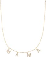 THE SIS KISS Mama Necklace