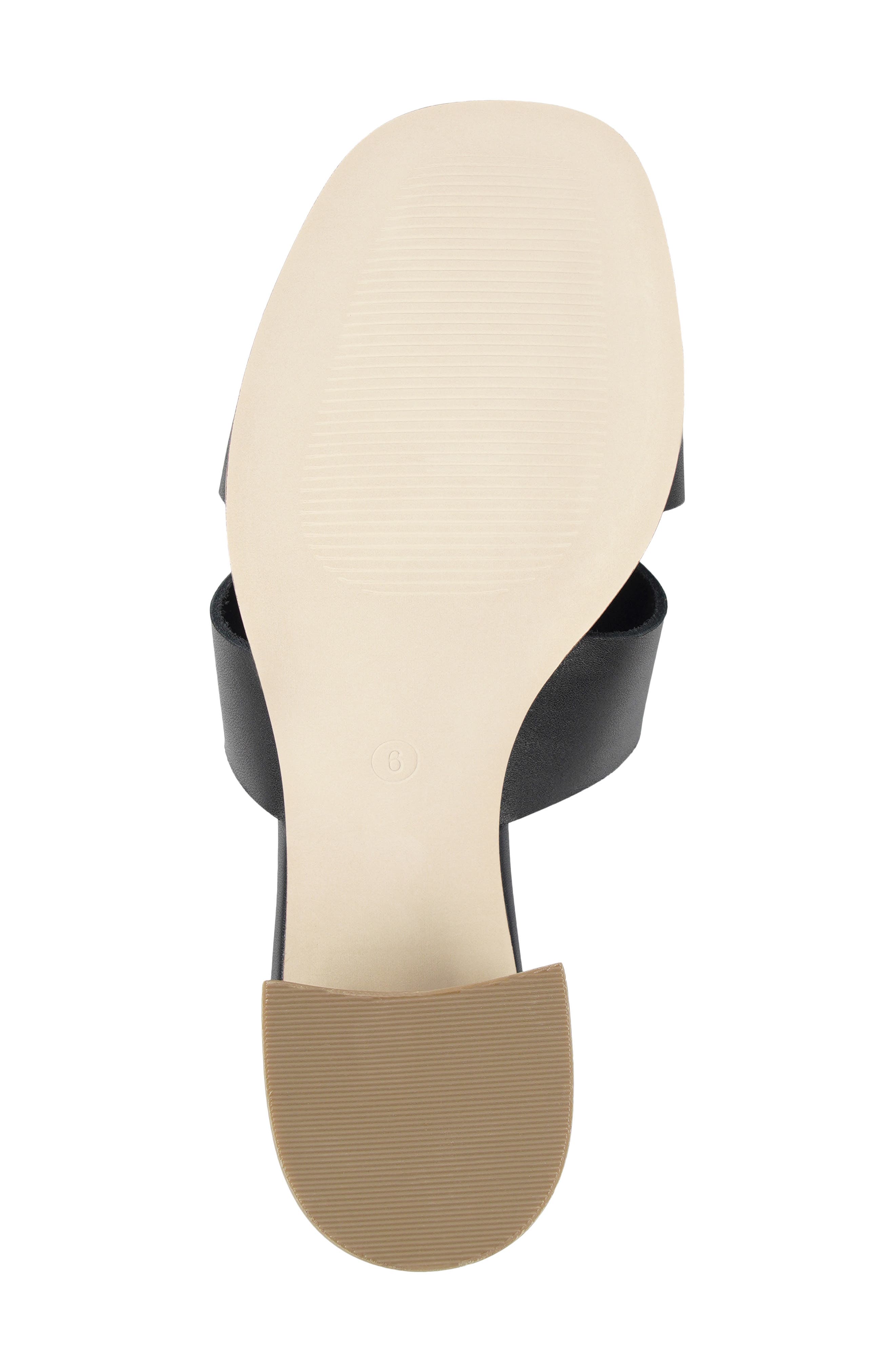 Dazz Slide Sandal, Alternate, color, BLACK LEATHER