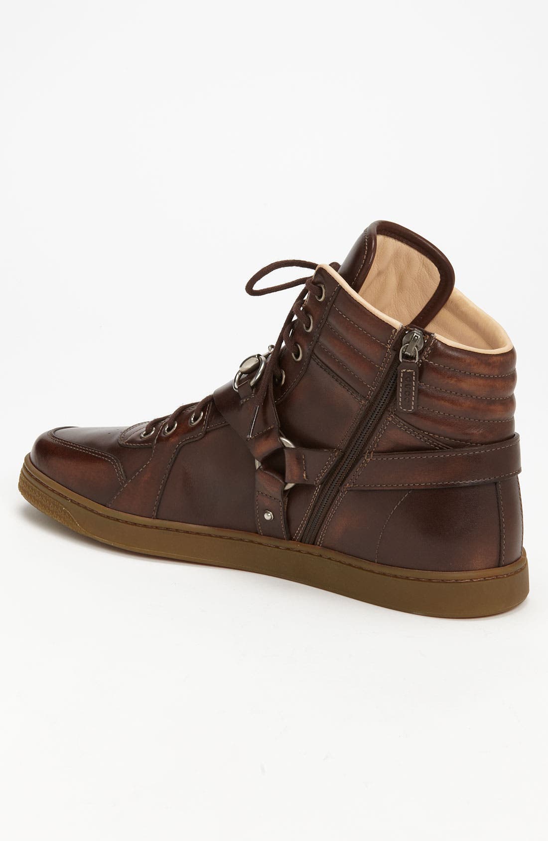'Coda - Horse Bit' Sneaker, Alternate, color, BROWN