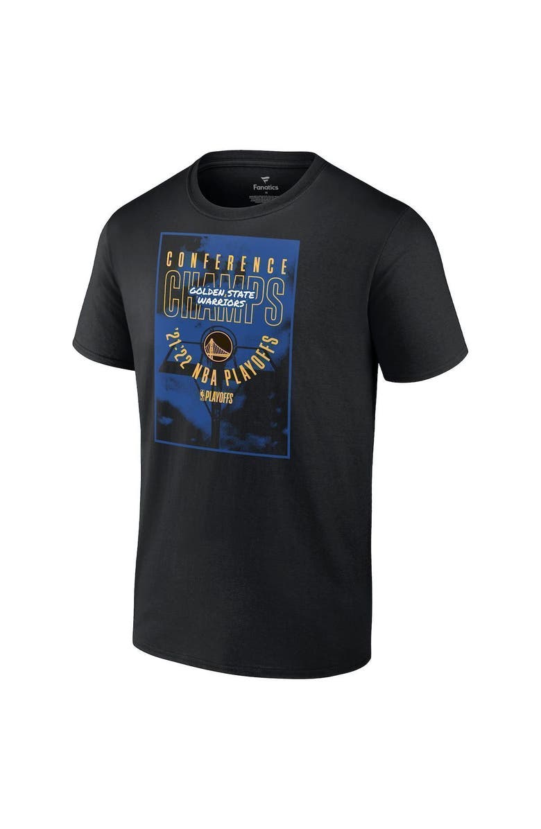 FANATICS Men's Fanatics Branded Black Golden State Warriors 2022 Western Conference Champions Extra Pass T-Shirt, Alternate, color, 