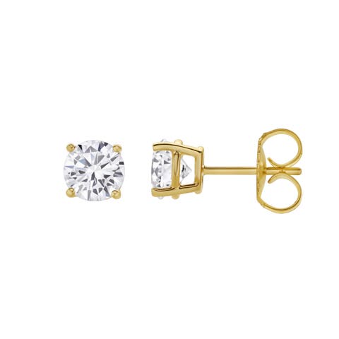 Valeria 1.5 Ct TW Lab Grown Round Diamond Studs 14K Gold Earrings