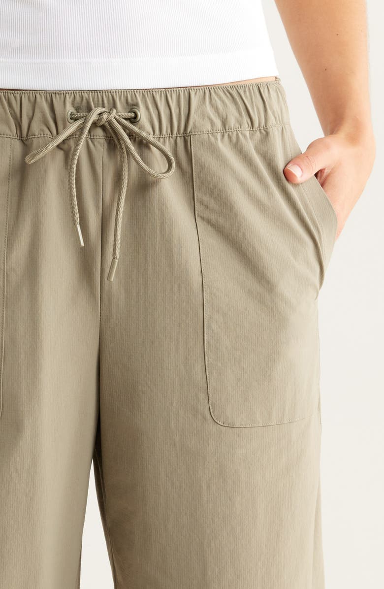 Zella Navigator Utility Pants, Alternate, color, Green Vetiver