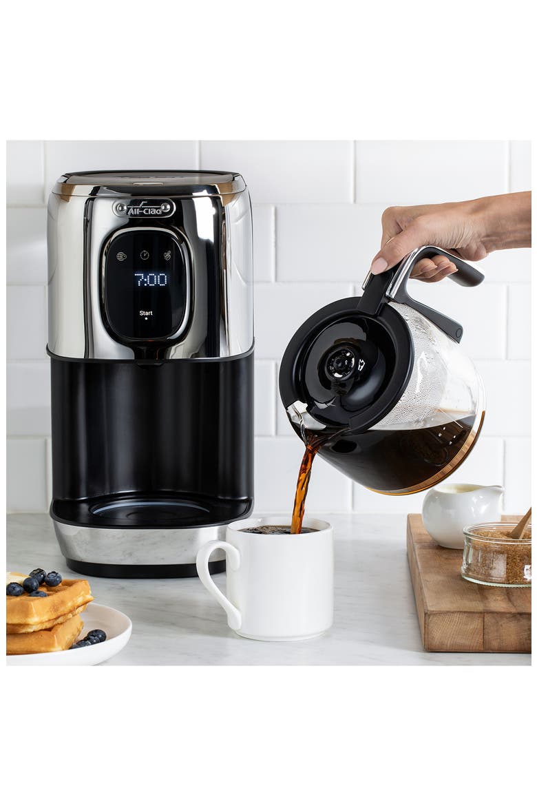 8-Cup Digital Filter Coffee Maker, Alternate, color, STAINLESS STEEL