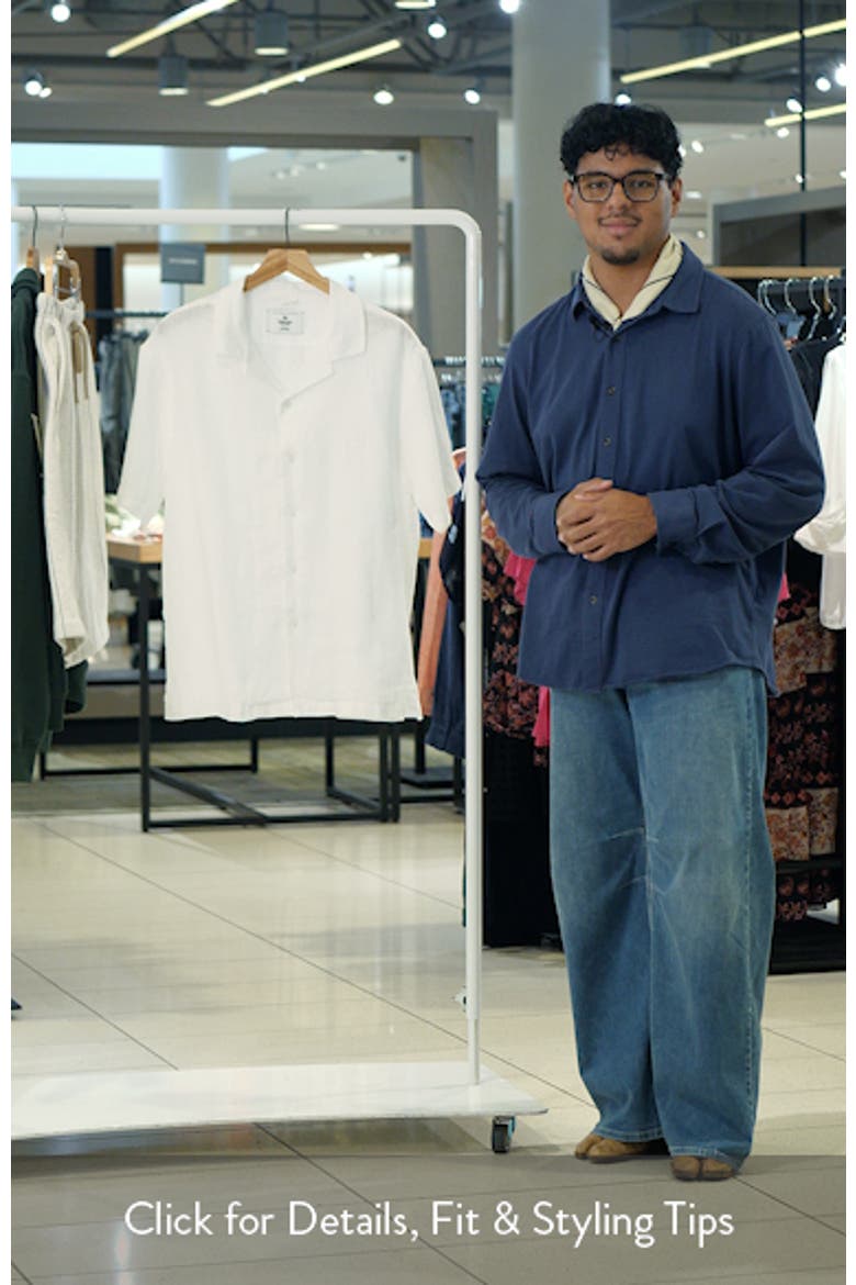 Retreat Relaxed Linen Camp Shirt video