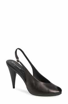 Jeffrey Campbell Snoah Slingback Peep Toe Pump