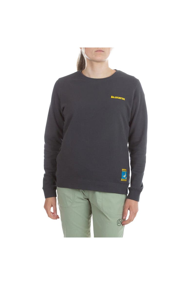 Climbing On The Moon Sweatshirt - Women's, Alternate, color, Carbon/Giallo