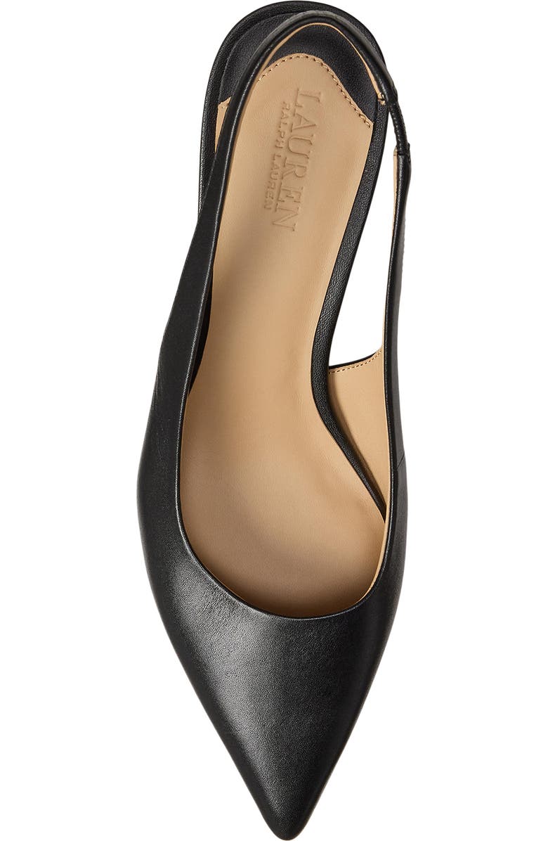 Ralph Lauren Lolah Slingback Pump, Alternate, color, Black