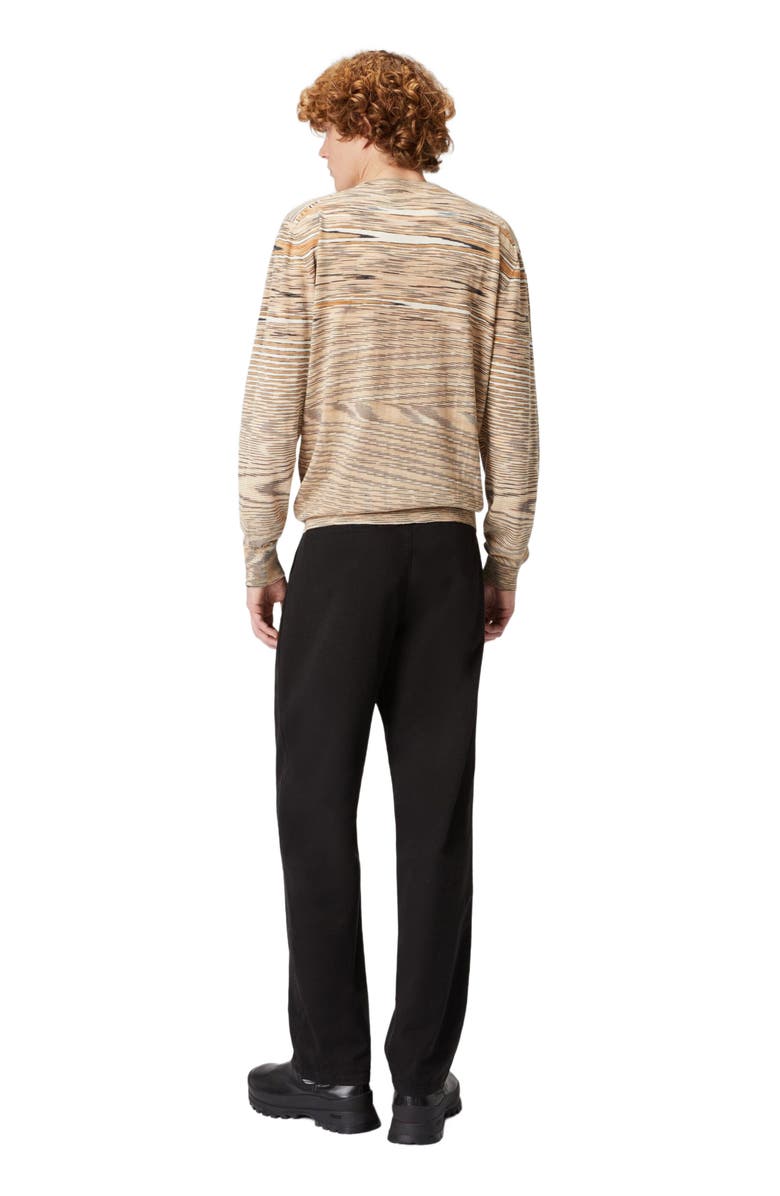 Missoni Slub Crew-neck Pullover, Alternate, color, Beige