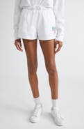 Sporty & Rich LA Marathon Cotton Disco Shorts