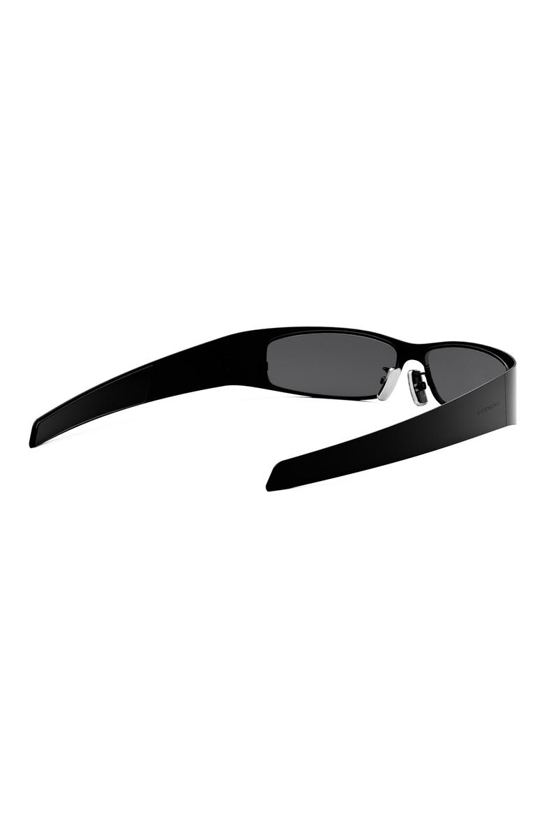 G Scape Shield Sunglasses, Alternate, color, SHINY BLACK / SMOKE