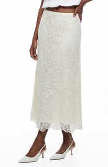 Love By Design Antonia Lace Midi Skirt