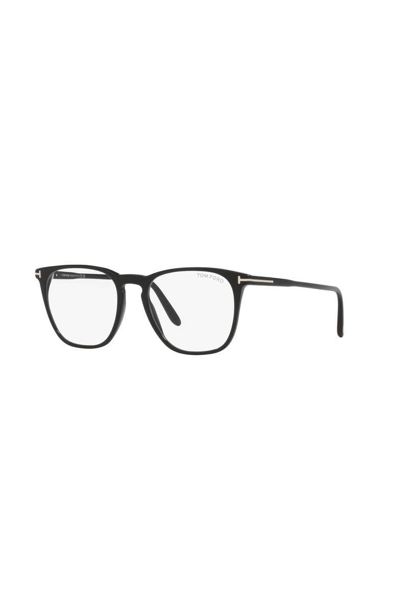 TOM FORD 52mm Round optical glasses, Main, color, Black