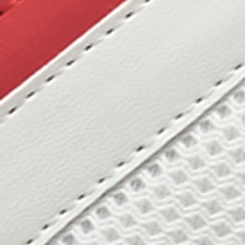True Religion Men's Trey Mesh Court Sneaker In White Red