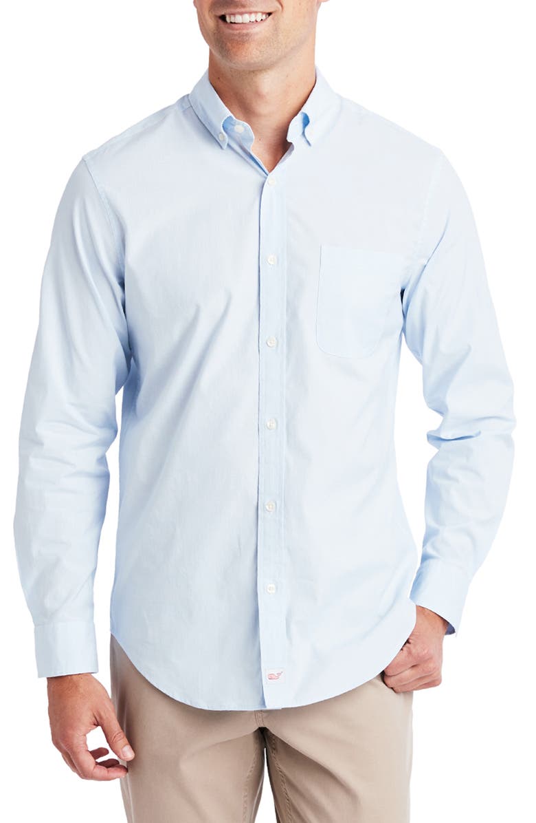 vineyard vines Murray Regular Fit Sport Shirt, Main, color, Jake Blue