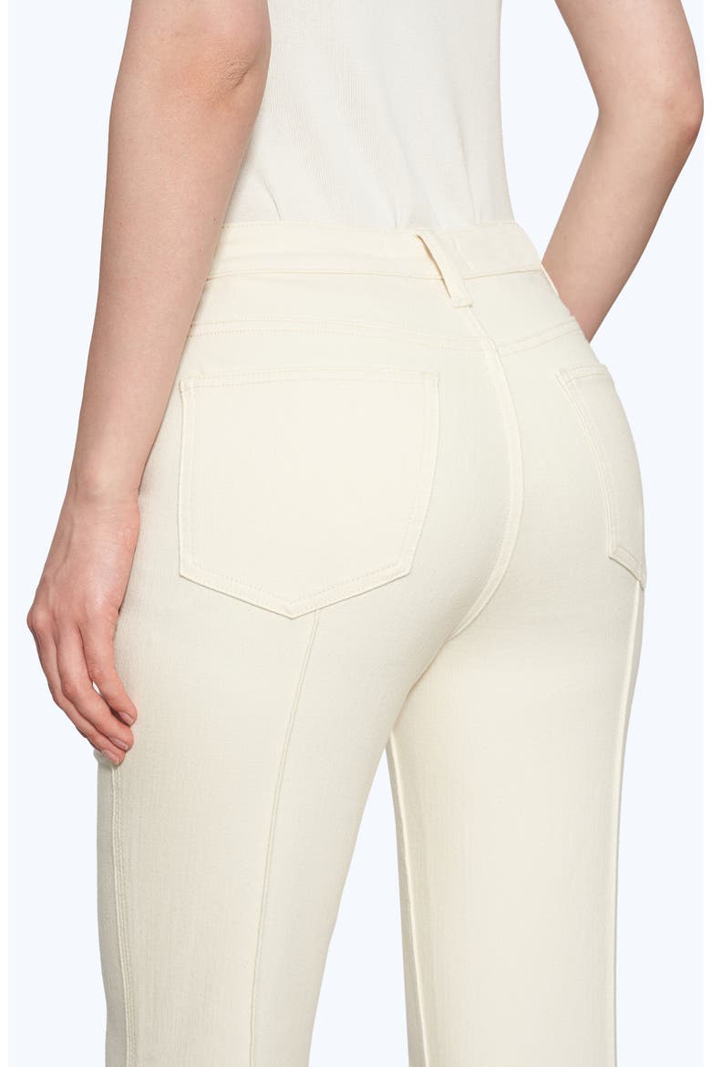 High Waist Flare Jeans, Alternate, color, WHITE