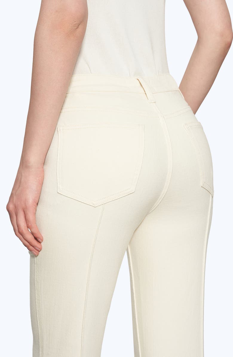 Bayeas High Waist Flare Jeans, Alternate, color, White