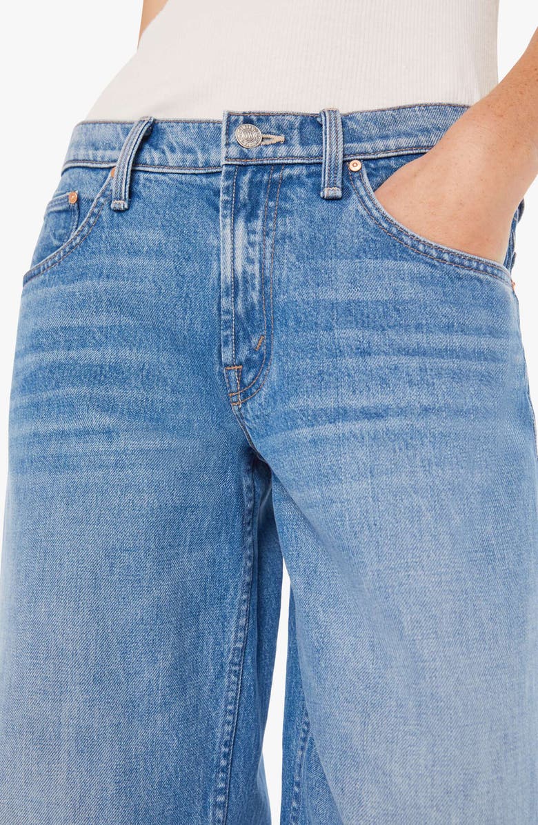 MOTHER The Down Low Spinner Sneak Nonstretch Baggy Jeans, Alternate, color, 