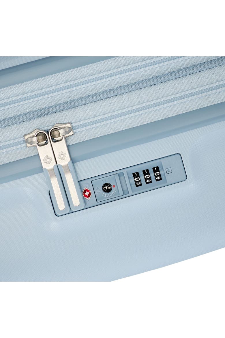Elevation Plus Global 22" Carry On Luggage, Alternate, color, Soft Blue