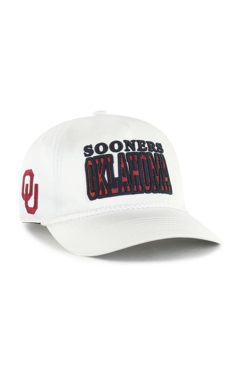 '47 Women's '47 White Oklahoma Sooners Outspoken Hitch Adjustable Hat, Main, color, White