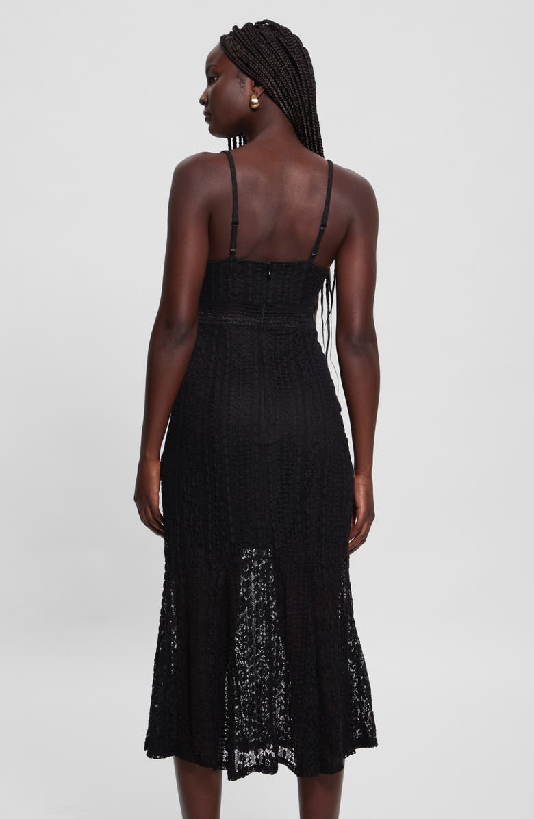 GUESS Marie Lace Dress, Alternate, color, Jet Black A996