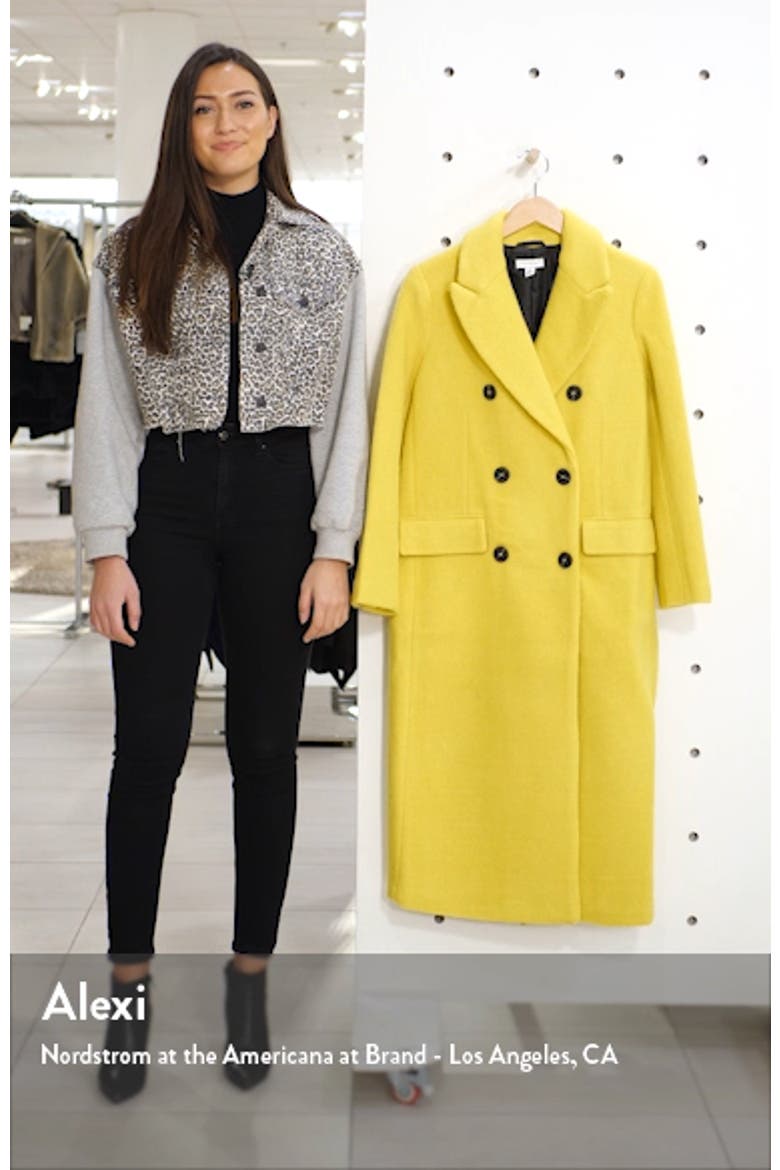Toni Double Breasted Longline Coat video