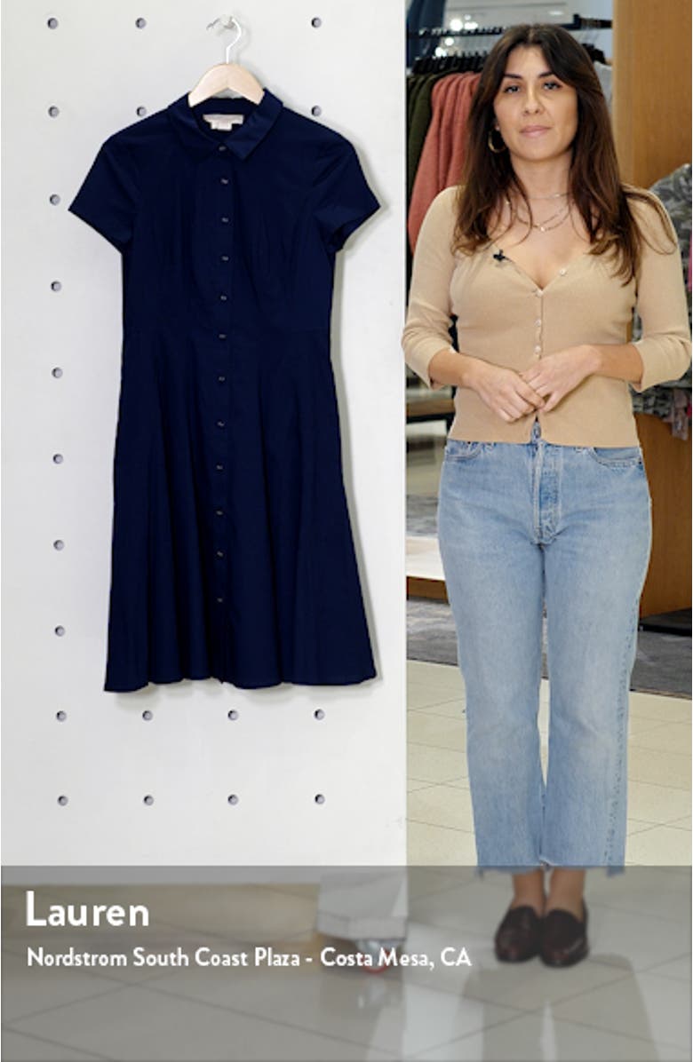 Fit & Flare Shirtdress, sales video thumbnail