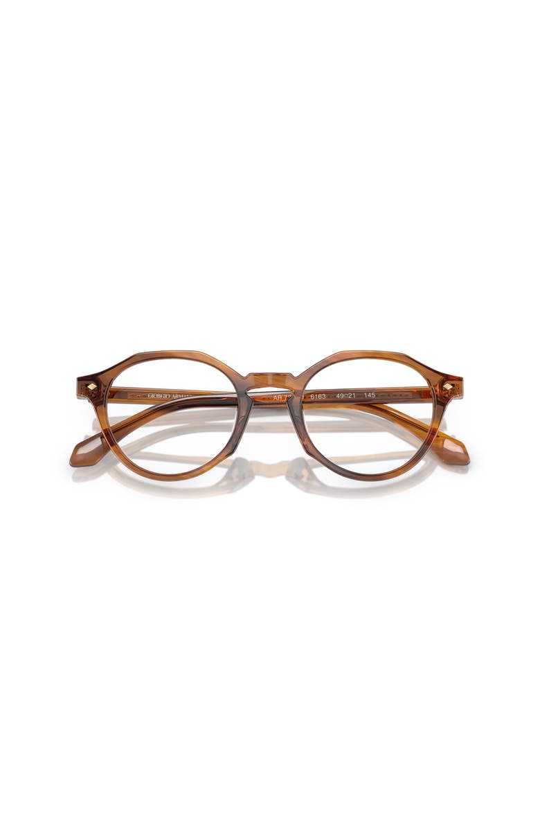 Giorgio Armani 49mm Phantos optical glasses, Alternate, color, Tortoise