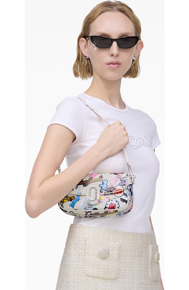 Marc Jacobs The Clover Sticker Shoulder Bag, Alternate, color,
