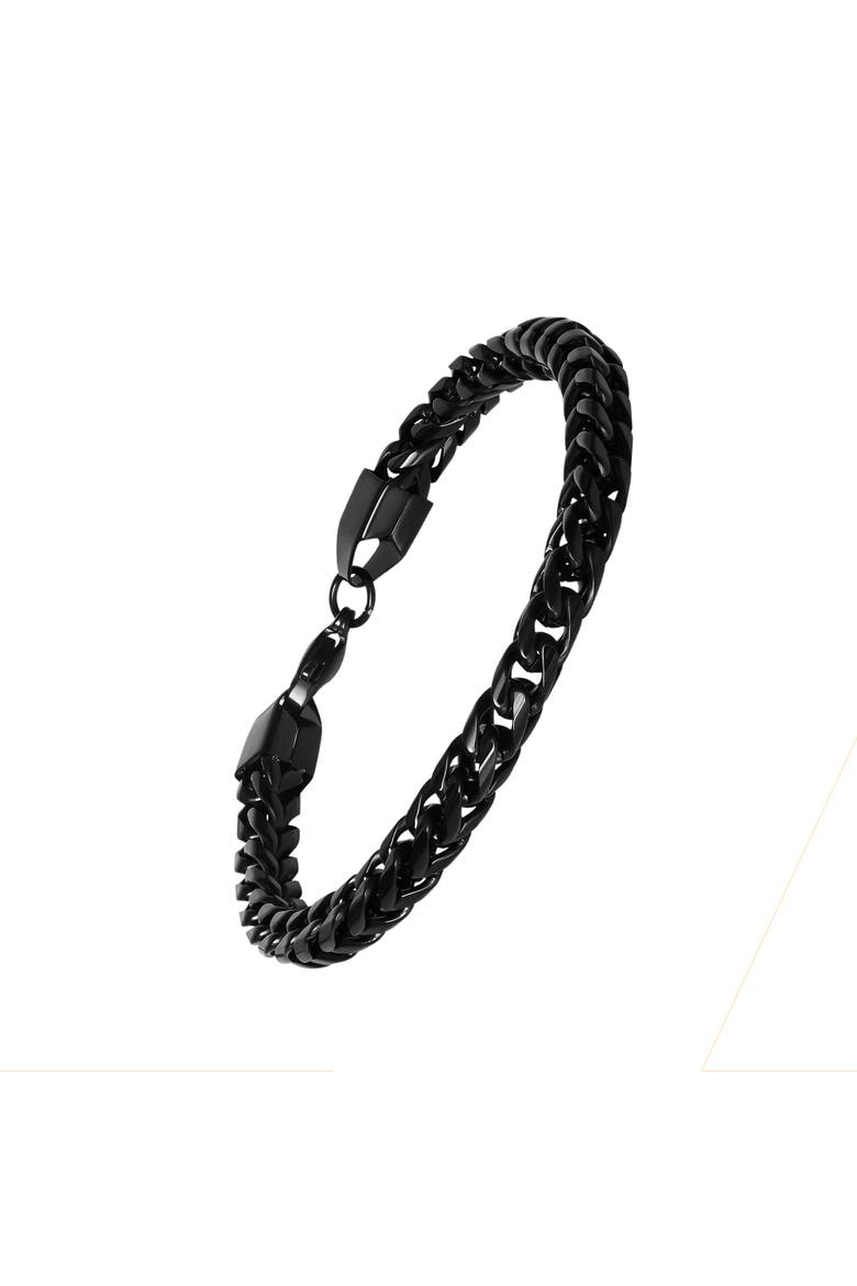 Spiga Chain Bracelet, 8.75'' Chain, Alternate, color, Black