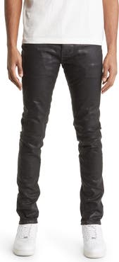 PURPLE BRAND Black Label Coated Stretch Skinny Jeans