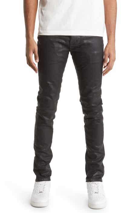 PURPLE BRAND Black Label Coated Stretch Skinny Jeans