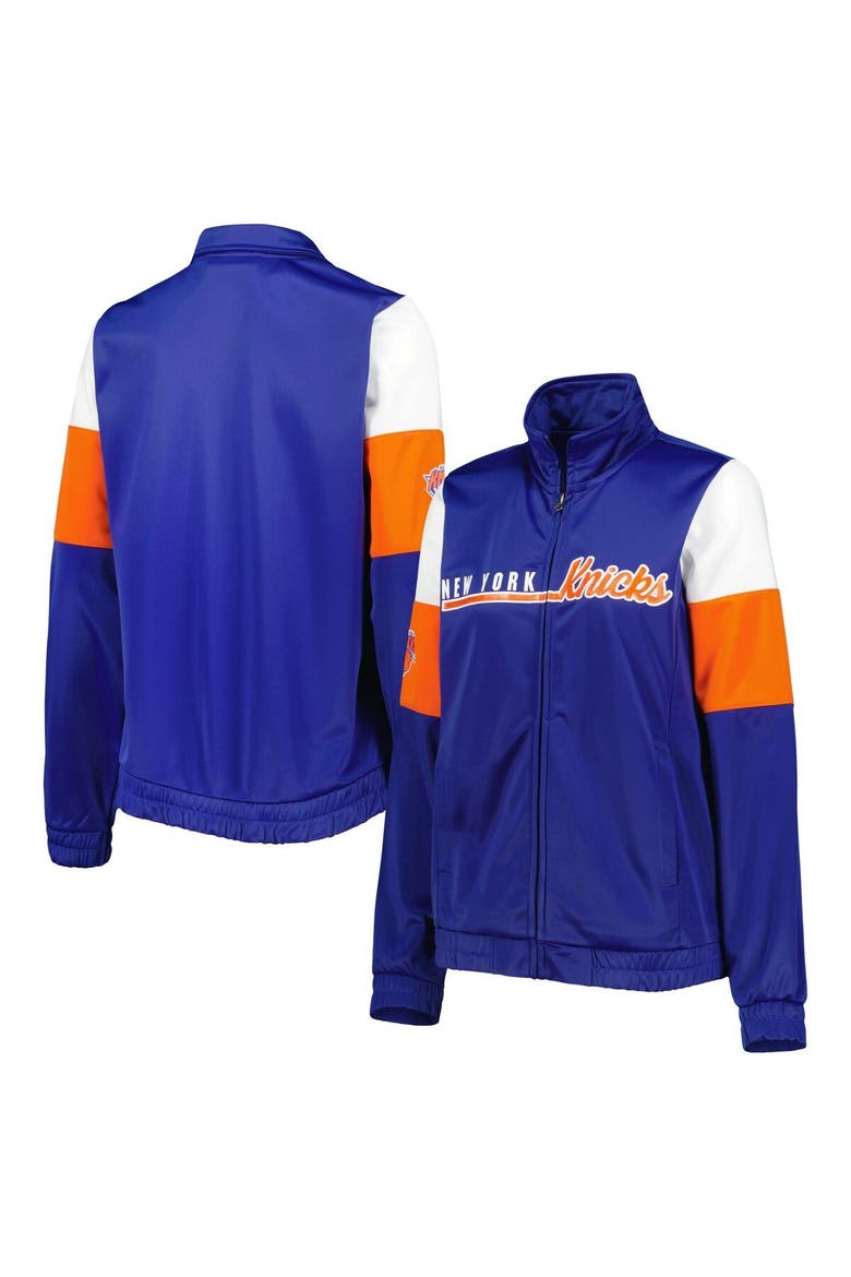 Women's G-III 4Her by Carl Banks Blue New York Knicks Change Up Full-Zip Track Jacket, Main, color, Blue
