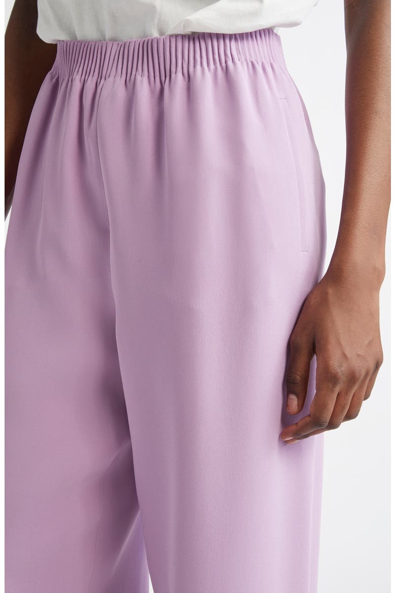 Silk Cady Couture Wide Leg Pants, Alternate, color, VIOLET