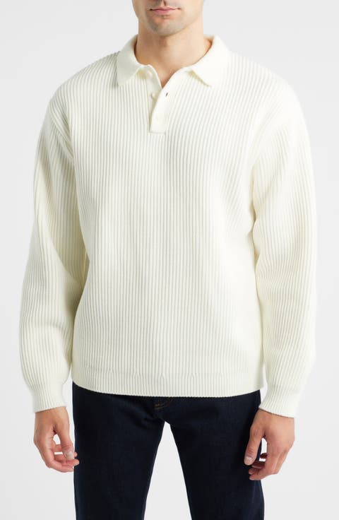 Nicolas Rib Polo Sweater