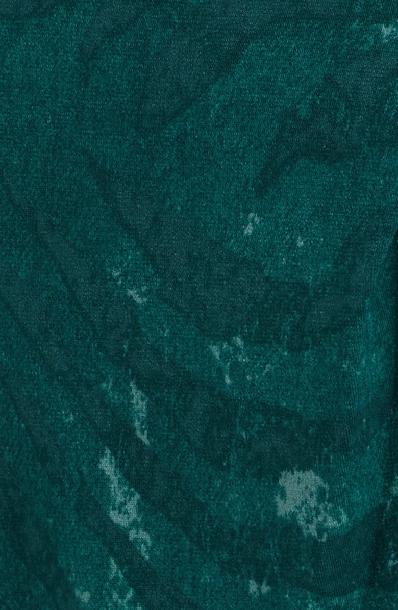 Tommy Bahama Carmela Bayside Long Sleeve Wrap Dress, Alternate, color, Briny Deep