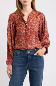 THE GREAT. Ashland Silk Top