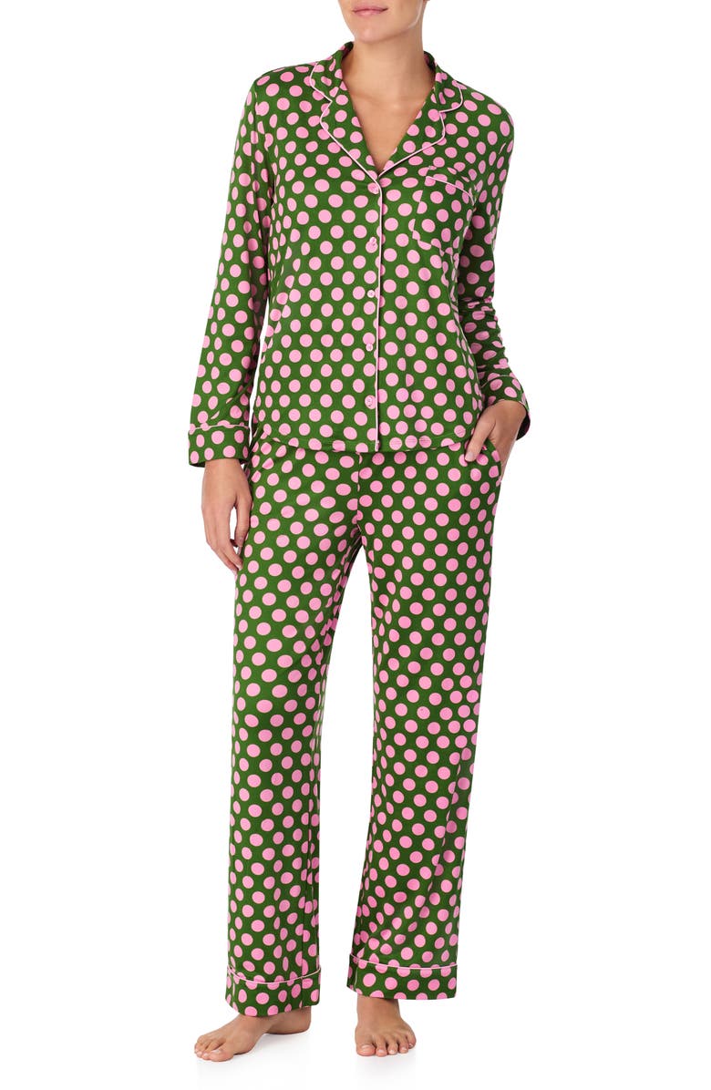 Kate Spade New York print pajamas, Main, color,