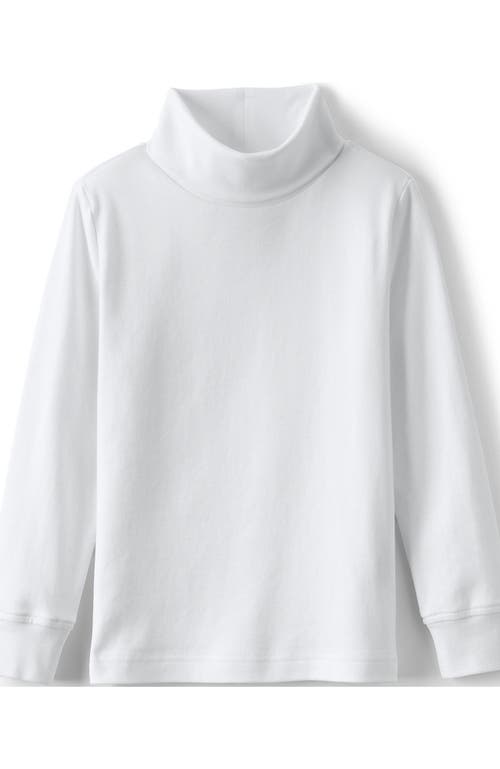 Lands' End Kids Turtleneck In White