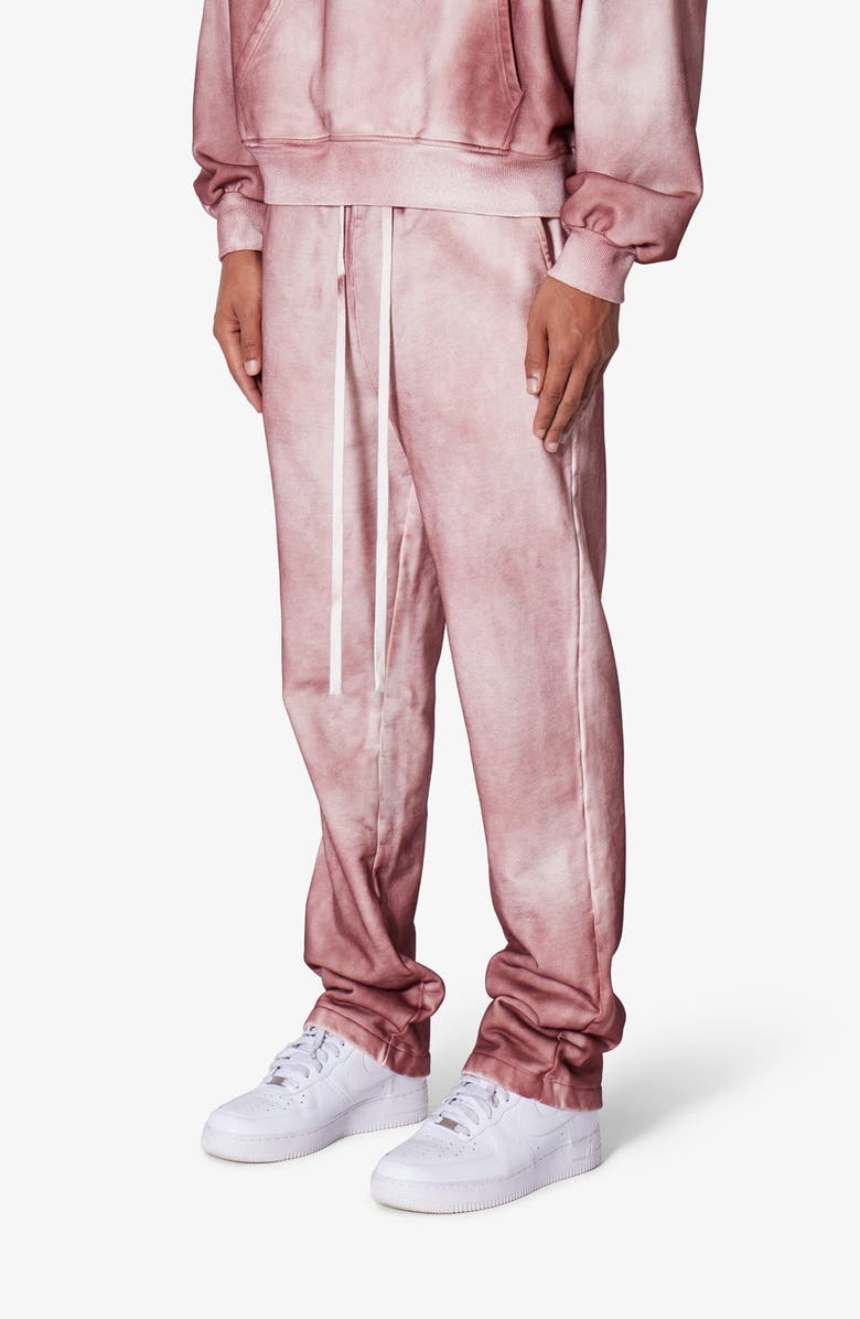 mnml Optic Graded Sweatpants, Alternate, color, Red