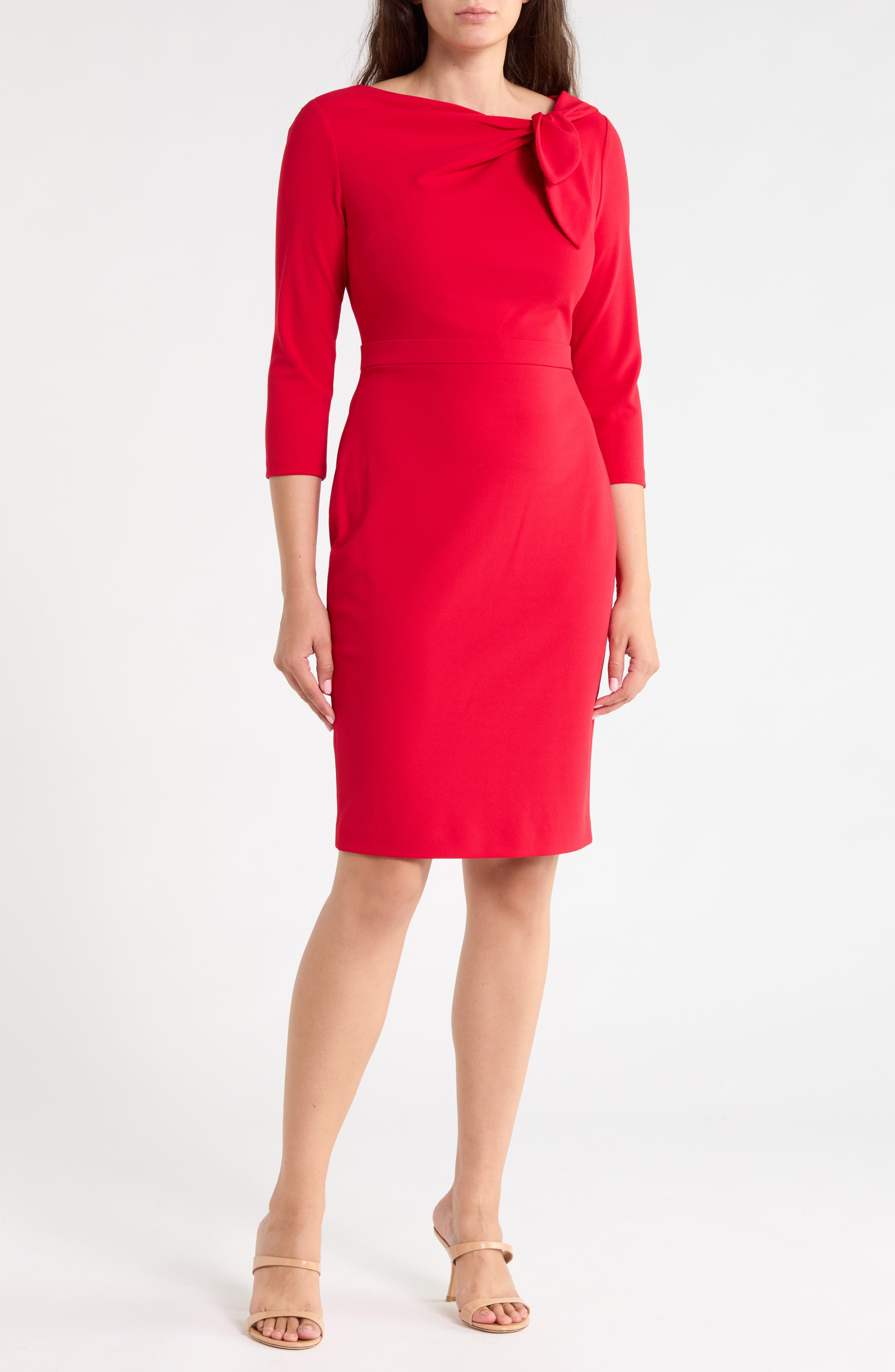 Bow Sheath Dress
