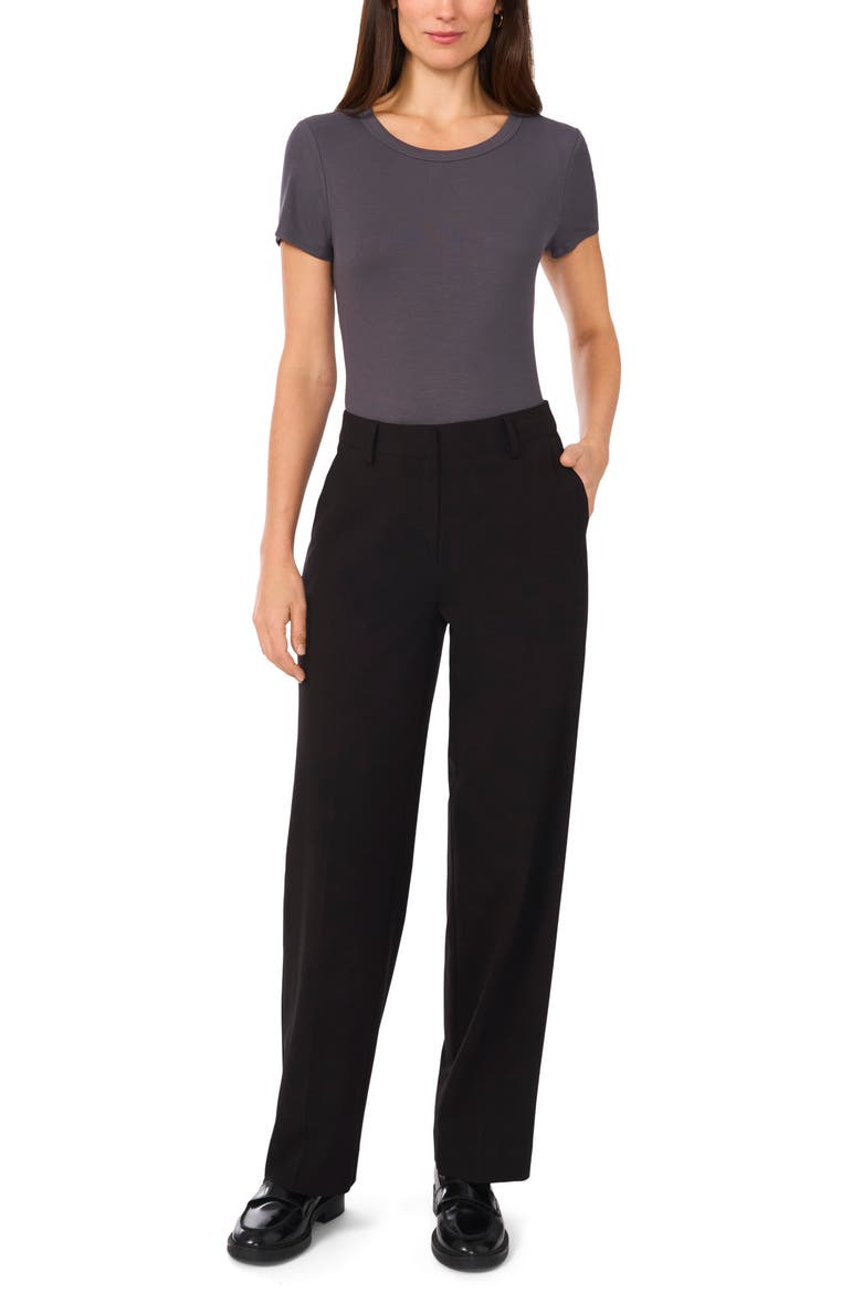 Rib Knit Jersey T-Shirt, Alternate, color, MAGNET