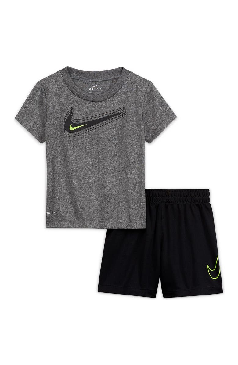 Nike NKB Value Tee & Shorts 2-Piece Set, Main, color,